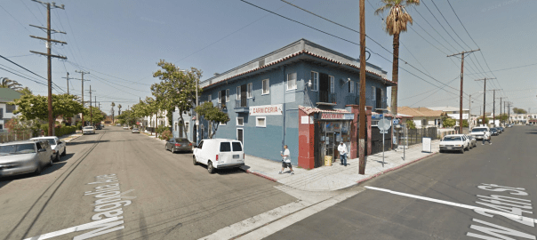 Corner of Magnolia + 24th, next to USC in DTLA